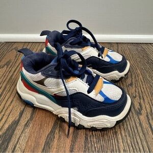 Zara multi colored toddler sneakers size 24/7.5/2Y
